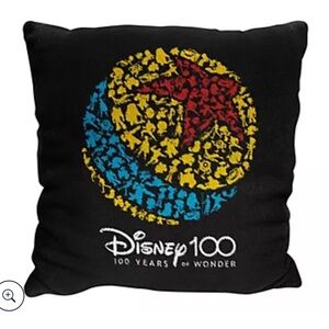 Disney 100 Years Pixar Ball Black Throw Pillow